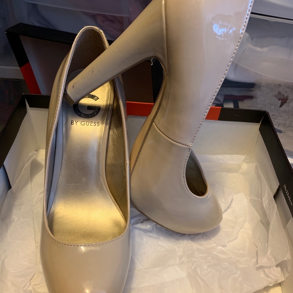 Tan Guess Heels For Sale!